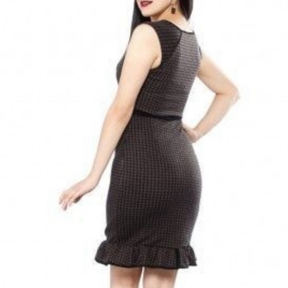 NWT Sourpuss Houndstooth Wiggle Dress